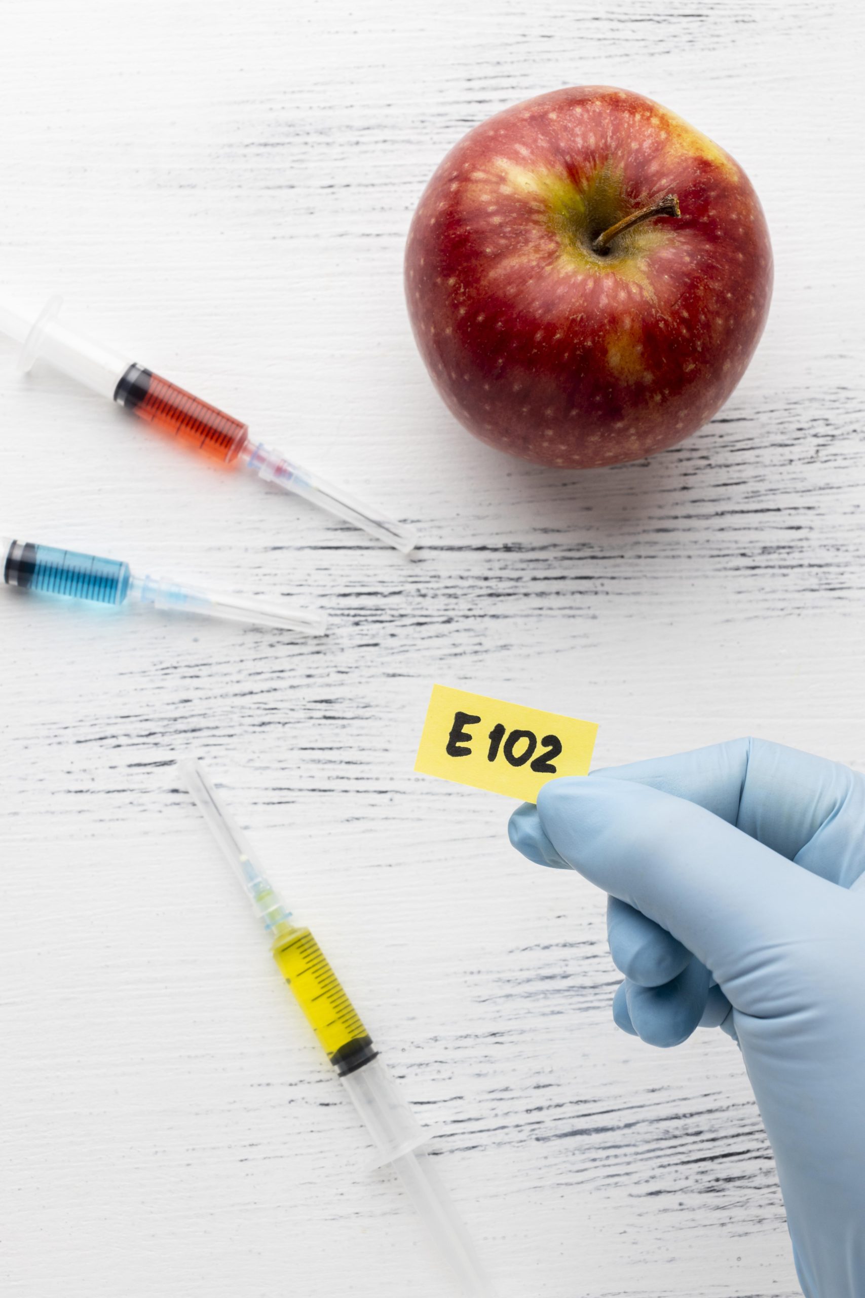 gmo-chemical-modified-food-red-apple